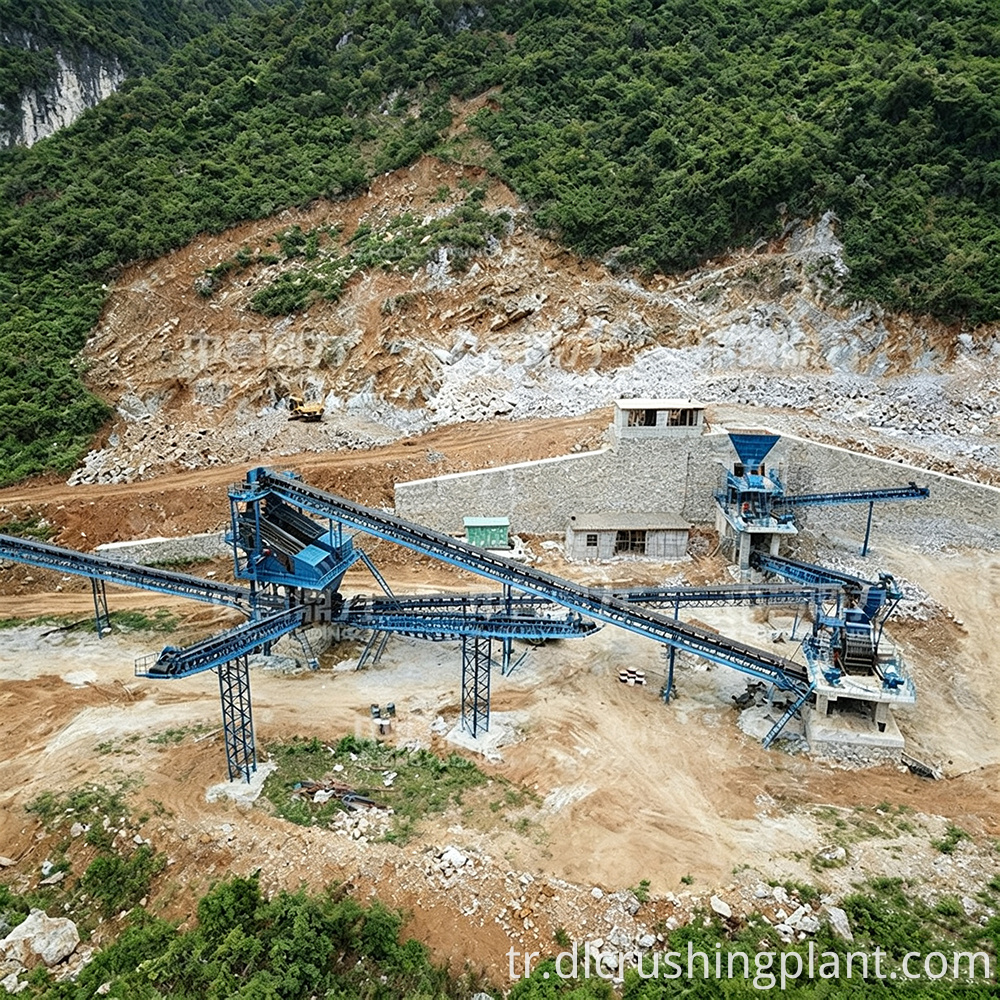geri dönüştürülmüş agrega üretim hattı recycled aggregate production line